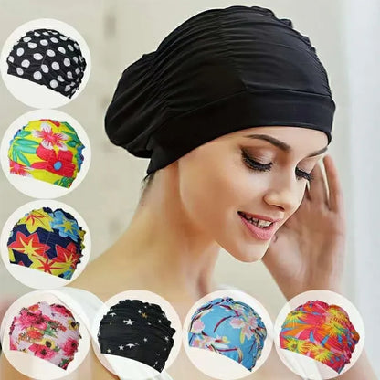 Luxury casual solid colour nylon swimming cap for adults, designed for comfort and style, perfect for casual swimmers and enthusiasts alike.