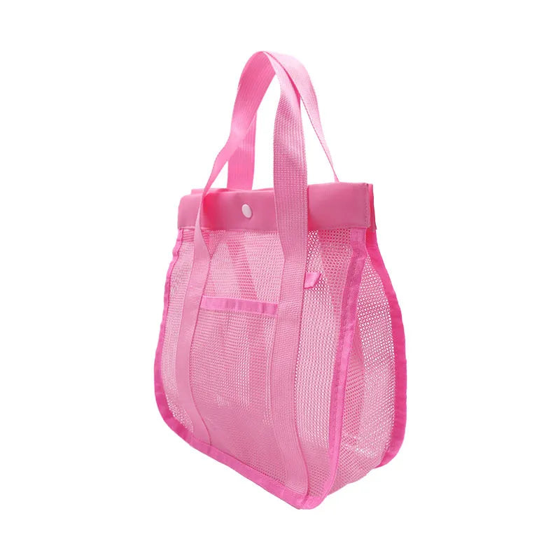 Premium quality beach storage bag made of nylon, perfect for carrying swimwear and accessories on vacations.