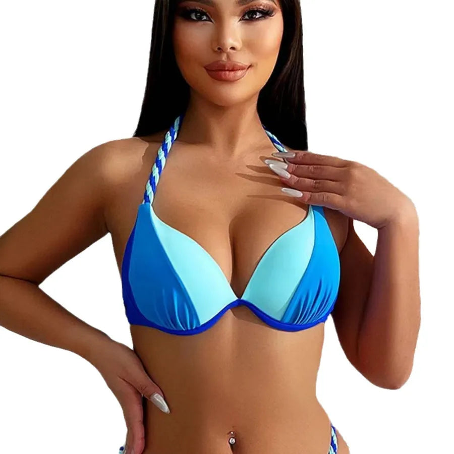 Fashionable low waist bikini panties from the luxury women's swimwear collection, ideal for enhancing your summer look.