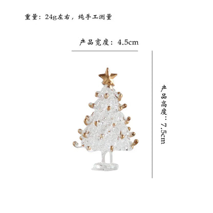 Close-up view of a frosted glass Christmas tree ornament, illustrating intricate design and premium material for sophisticated holiday decor.