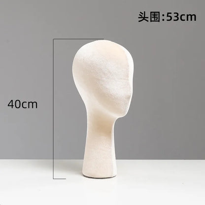 Pin Head Model Prop Display Stand Wig Hat Glasses Scarf Jewelry Holder Female Adult Mannequin Hair Extension Tool Kit