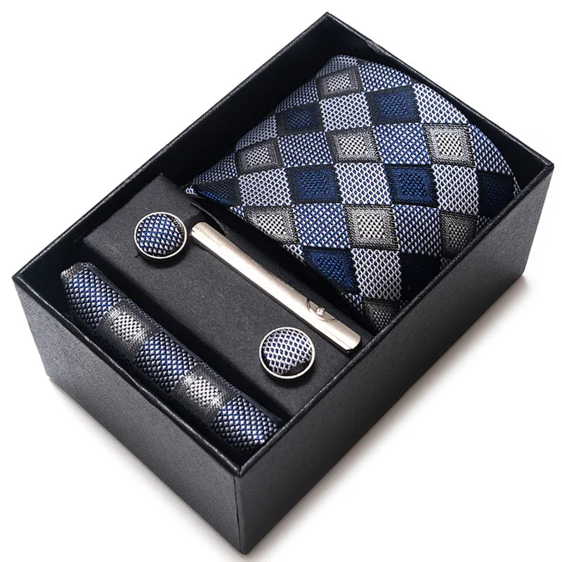 Chic and stylish men's cufflinks showcasing a minimalist geometric pattern, perfect for any formal occasion.