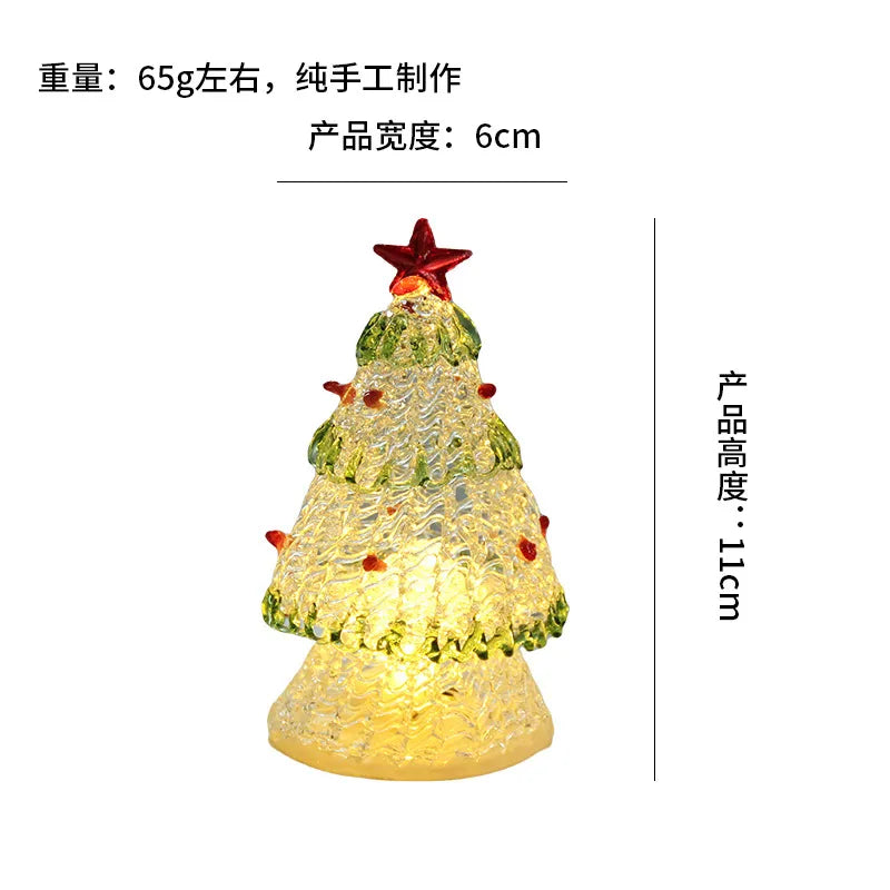 Elegant frosted glass Christmas tree decoration, perfect for home and office festive decor, ideal gift for Christmas and New Year celebrations.