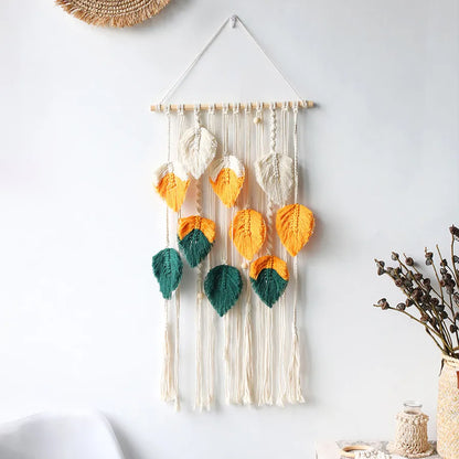 Luxury pastoral cotton thread pendant with elegant tassel, perfect for enhancing home décor aesthetics.