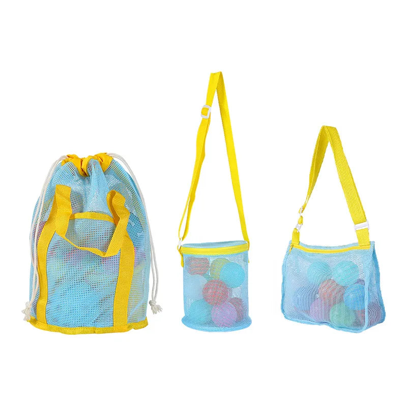 Durable nylon backpack designed for beach outings, highlighting its chic yet functional storage capabilities.
