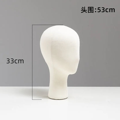 Pin Head Model Prop Display Stand Wig Hat Glasses Scarf Jewelry Holder Female Adult Mannequin Hair Extension Tool Kit