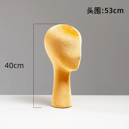 Pin Head Model Prop Display Stand Wig Hat Glasses Scarf Jewelry Holder Female Adult Mannequin Hair Extension Tool Kit