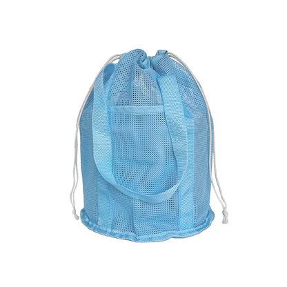 Versatile beach swimming clothes storage bag crafted from durable nylon, featuring a chic solid colour, a must-have for any luxury holiday.