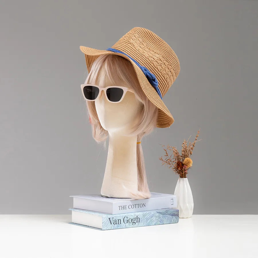Pin Head Model Prop Display Stand Wig Hat Glasses Scarf Jewelry Holder Female Adult Mannequin Hair Extension Tool Kit