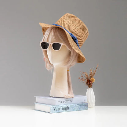 Pin Head Model Prop Display Stand Wig Hat Glasses Scarf Jewelry Holder Female Adult Mannequin Hair Extension Tool Kit