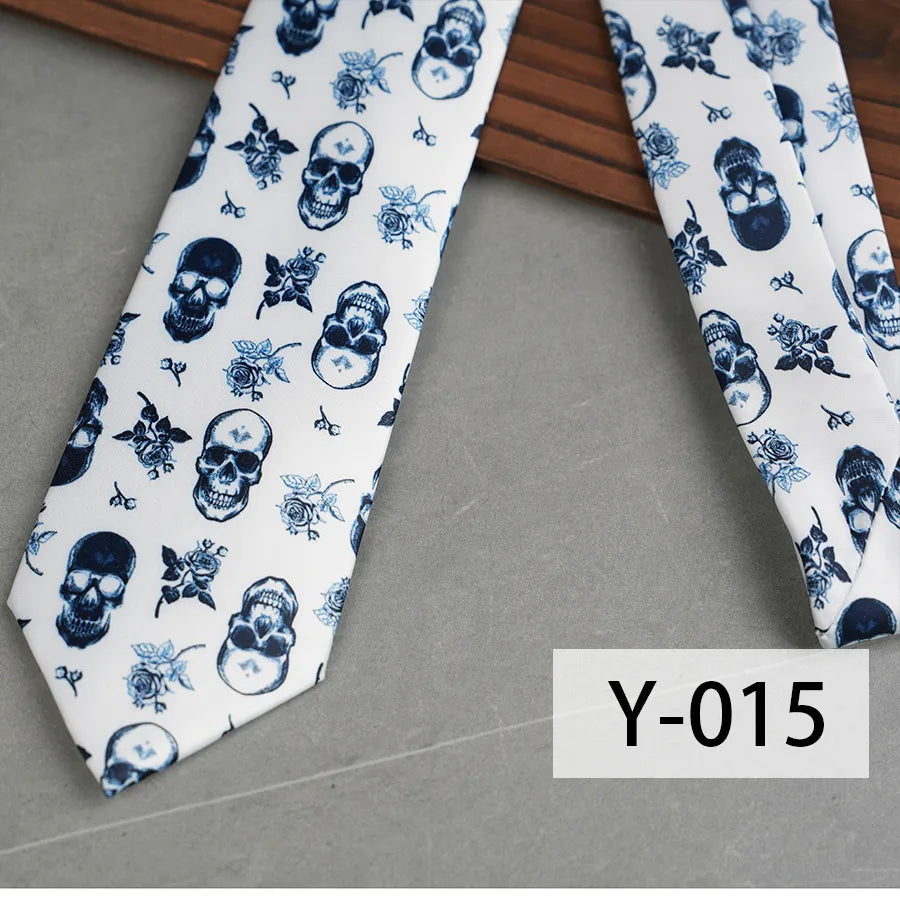 Luxurious men's casual tie crafted from high-quality polyester yarn, featuring an elegant geometric plant arrow design, perfect for all seasons.