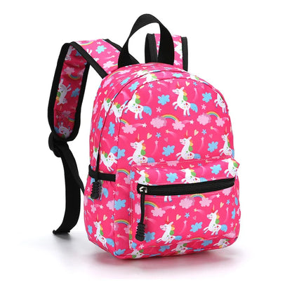 Charming waterproof kids backpack with a playful animal pattern, designed for young students seeking both style and practicality.