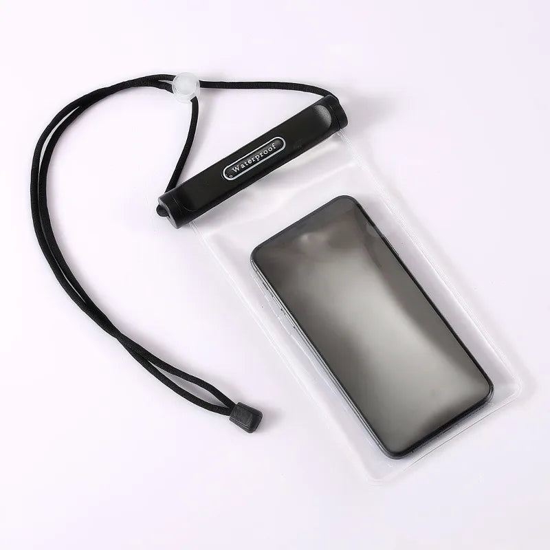 Elegant unisex luxury casual waterproof TPU bag designed for swimming accessories, showcasing a solid colour finish.