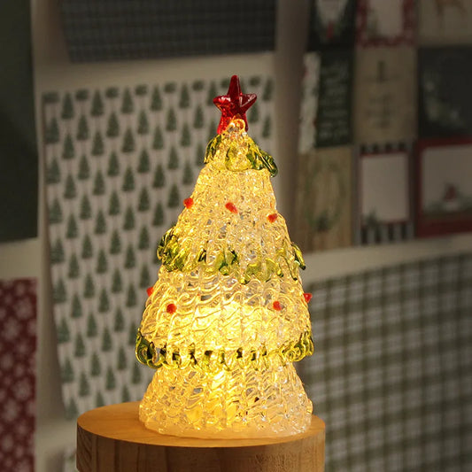 Chic frosted glass Christmas tree ornament featuring a luxurious design, ideal for gifting or personalising holiday celebrations.