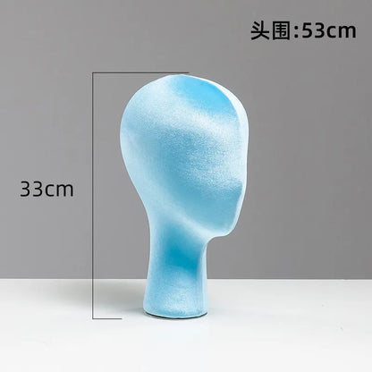 Pin Head Model Prop Display Stand Wig Hat Glasses Scarf Jewelry Holder Female Adult Mannequin Hair Extension Tool Kit