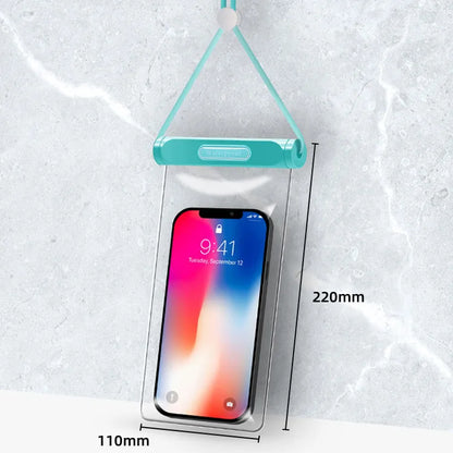 Sophisticated luxury casual waterproof bag for swimming accessories, featuring a minimalist solid colour aesthetic, perfect for discerning swimmers.