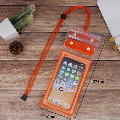 Stylish waterproof TPU bag, perfect for swimming, combining luxury with practicality, available in a unisex solid colour design.