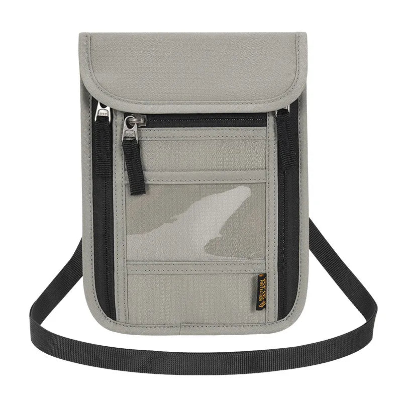 Zipper closure detail of the exquisite unisex passport holder, emphasizing its practical yet luxurious travel design.