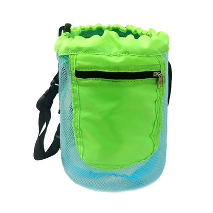 Chic nylon swimming clothes storage backpack, exemplifying luxury and practicality for beach lovers.