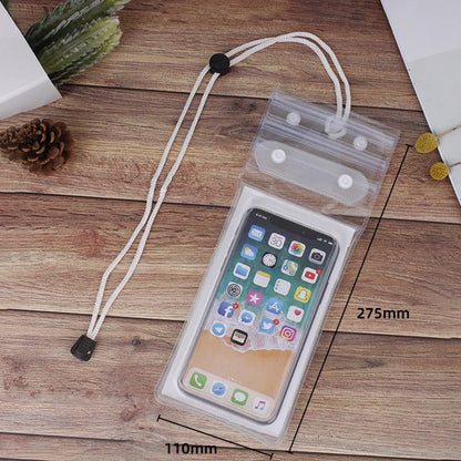 Elegant luxury casual waterproof TPU bag designed for swimming accessories, showcasing a sleek solid colour finish, perfect for both men and women.