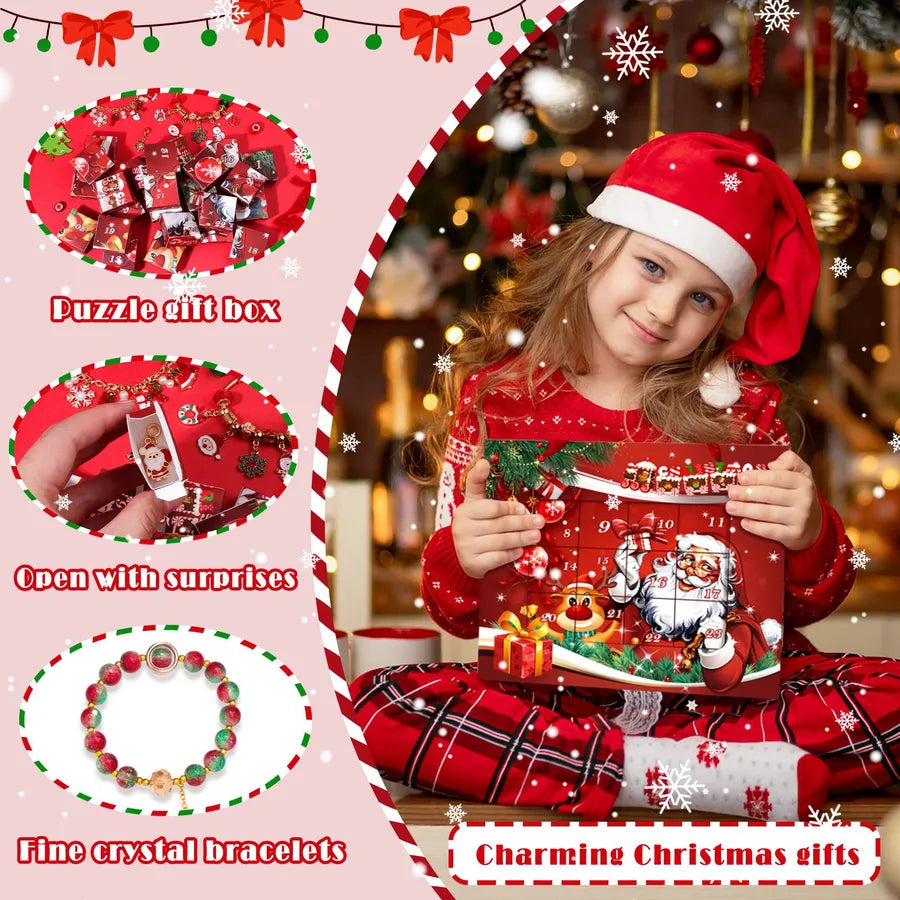 1 Set Zinc alloy Christmas Hat Santa Claus Christmas Socks Pendant Chain Jewelry Accessories