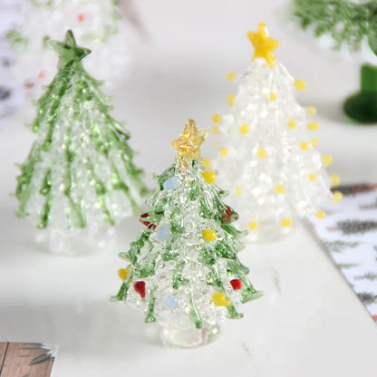 Sophisticated frosted glass ornament for Christmas, combining festive charm with timeless elegance for both home and office decorations.