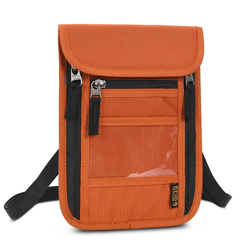 Stylish waterproof passport holder by WholesaleHQ, combining luxury and practicality with a convenient zipper closure.