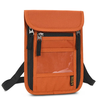 Stylish waterproof passport holder by WholesaleHQ, combining luxury and practicality with a convenient zipper closure.