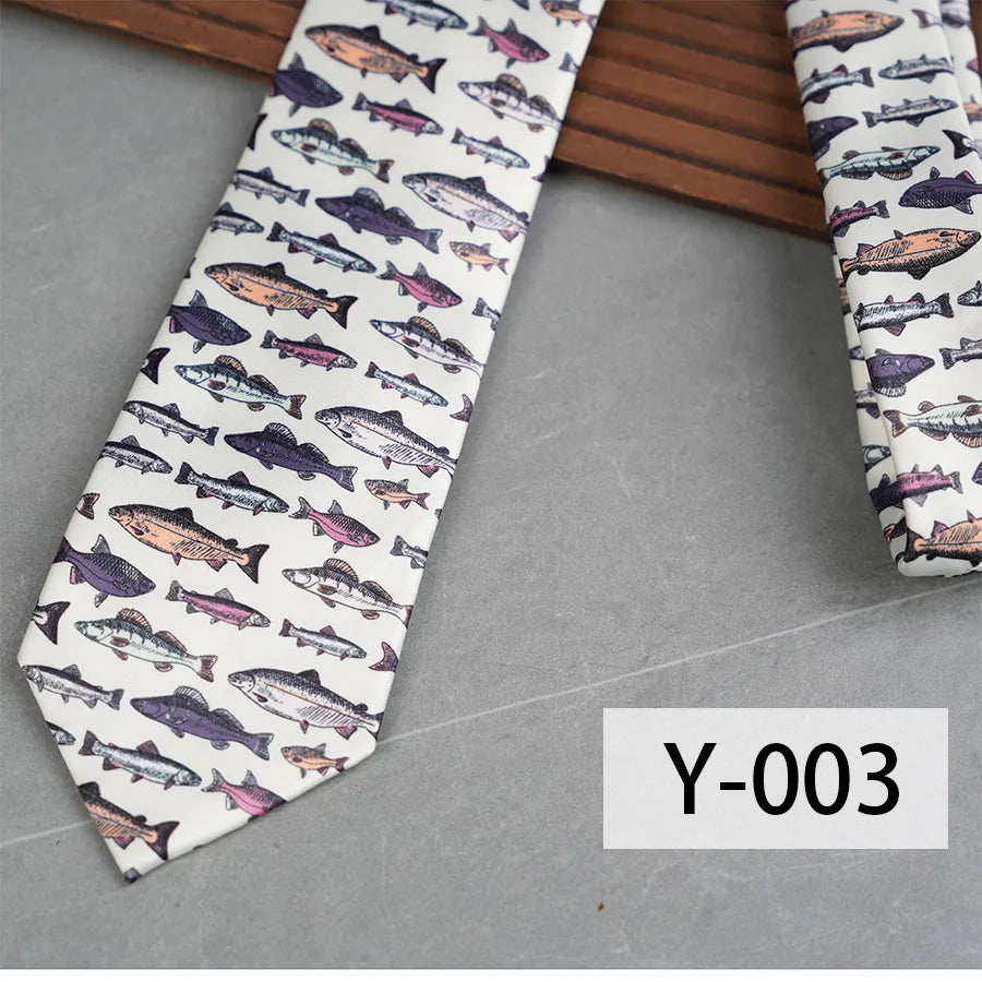 Exquisite men's casual tie made from lightweight polyester, presenting a refined geometric plant arrow motif, suitable for any season.