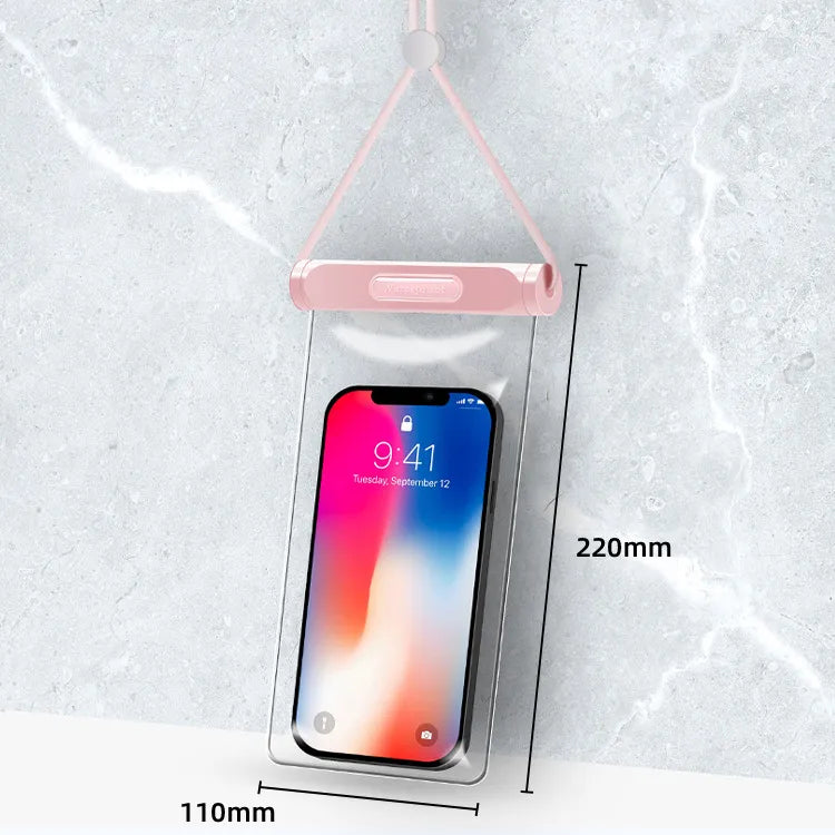 Stylish unisex waterproof TPU swimming bag, effortlessly combining luxury and practicality with its lightweight design and elegant solid colour.