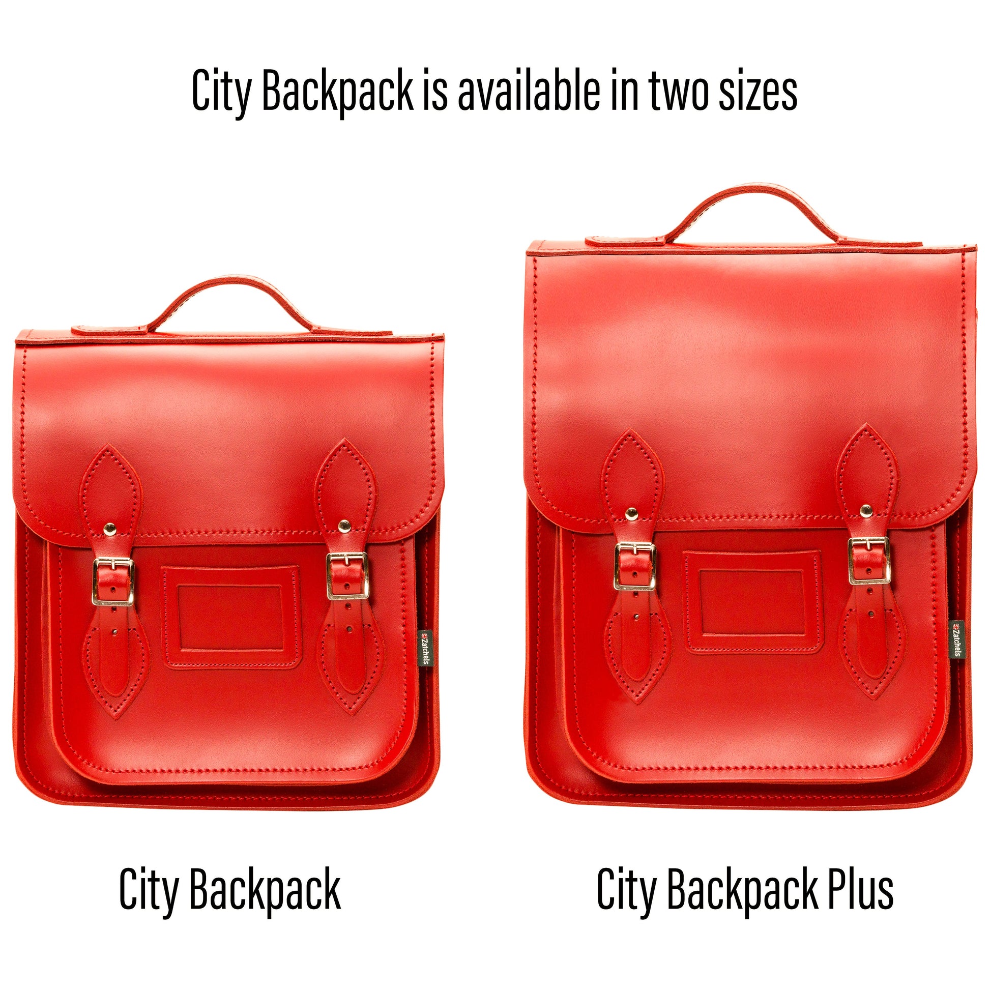 Interior view of the Handmade Leather City Backpack demonstrating ample space for daily essentials, accommodating devices up to 13 inches in a chic, compact design.