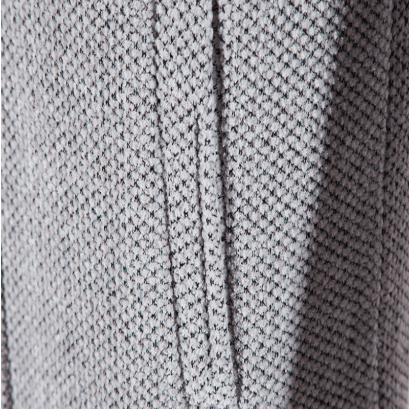 Luxurious Men's Plus Fleece Hooded Winter Cardigan Jacket in black, showcasing its long and thickened design for ultimate warmth and comfort this season.