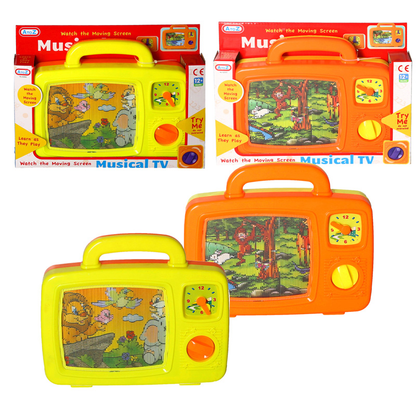 Baby Toddler Wind Up Musical TV Activity Toy 12 Months + Brand New