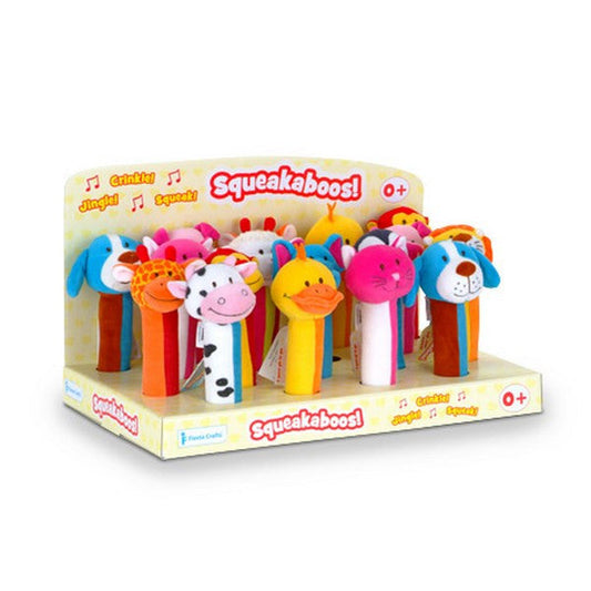 Squeakaboo Cat - baby rattle