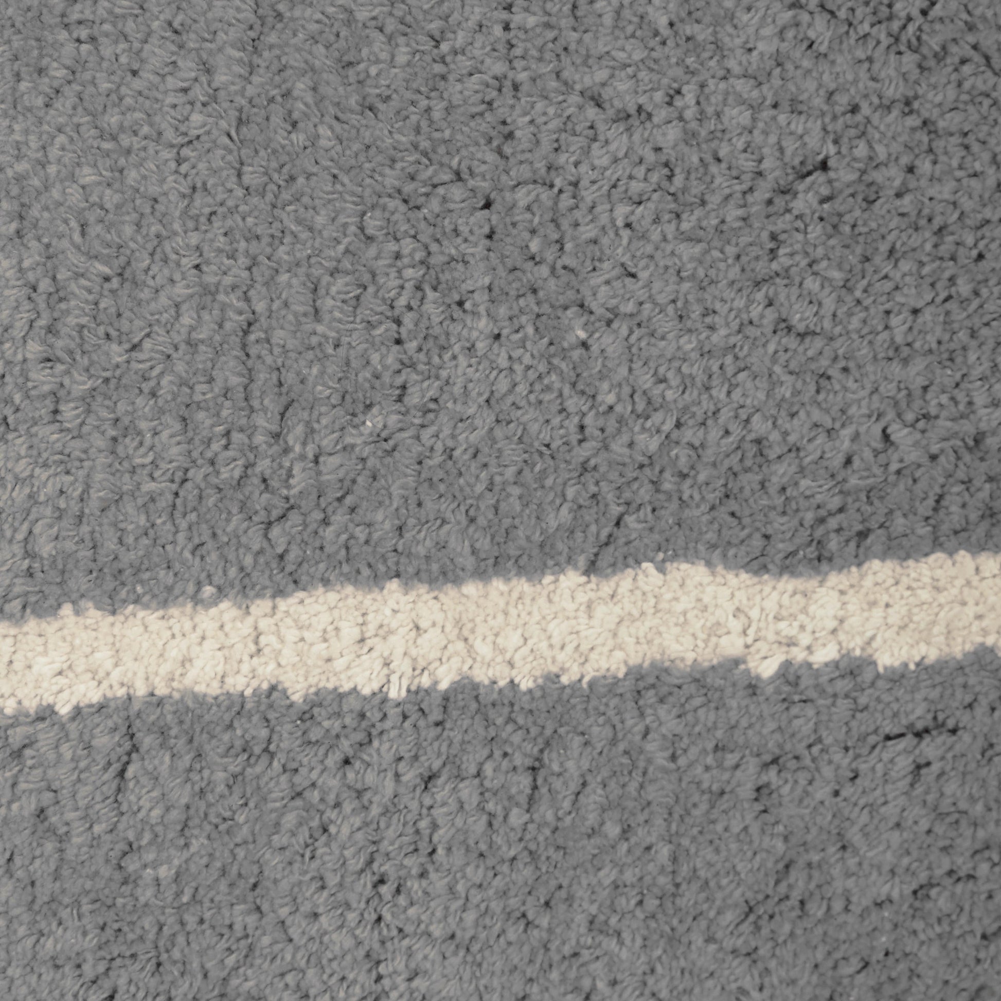 Luxurious Stockholm Super Soft Cotton Blend Bath Mat in elegant grey, showcasing its plush texture and non-slip backing, perfect for a sophisticated bathroom.