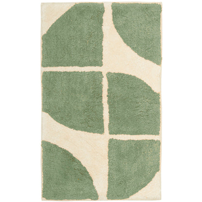 Elegant Stockholm Bath Mat displayed in a neutral tone, demonstrating its plush comfort and stylish Scandinavian design, perfect for enhancing bathroom decor.