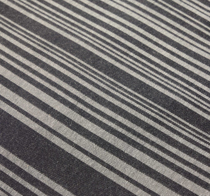 Luxurious Stripe Jacquard Duvet Cover Set by OLIVIA ROCCO showcasing elegant design and eco-friendly material.