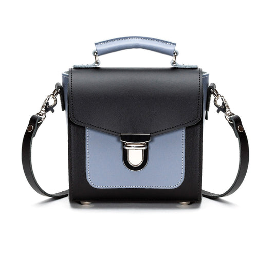 Handmade Leather Sugarcube Handbag in Mocha Mauve, showcasing luxurious craftsmanship and stylish design, ideal for elegant occasions.