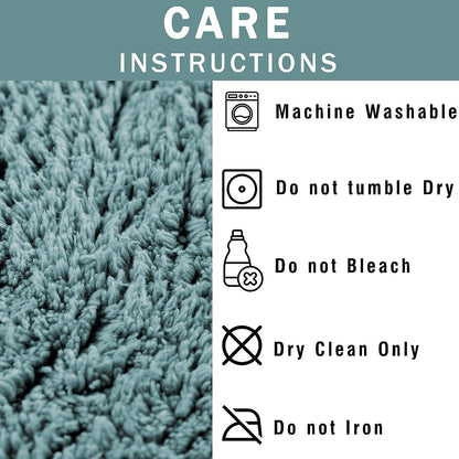 Luxurious OLIVIA ROCCO Non-Slip Round Tasselled Bath Mat in Duck Egg Grey, showcasing its super soft 100% cotton texture and stylish tassel design.