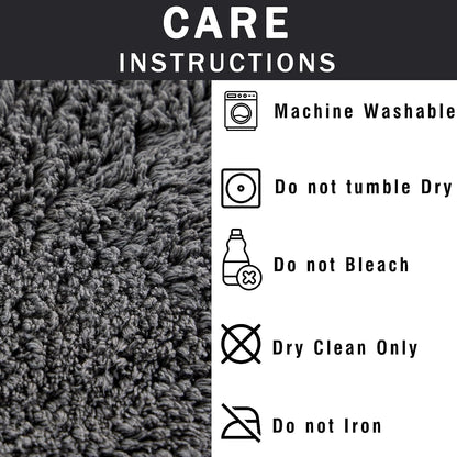 Versatile OLIVIA ROCCO Non-Slip Round Bath Mat in Duck Egg Grey, showcased in a chic bathroom setting, ideal for adding elegance to any home decor.