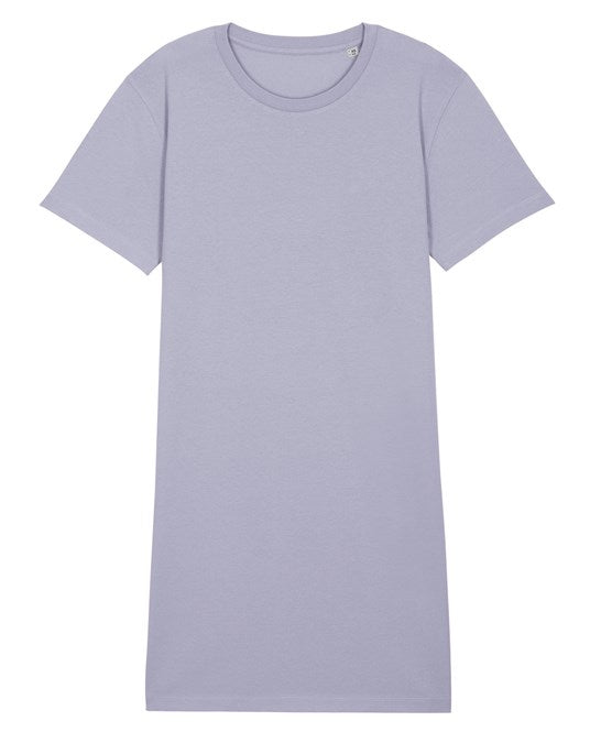 Elegant Organic Cotton Casual T-Shirt Dress, designed for ultimate comfort and eco-conscious living.