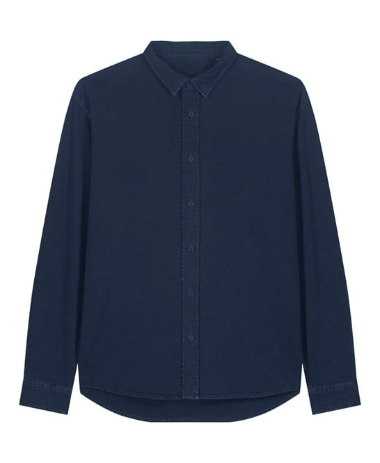 Elegant unisex oversized shirt crafted from 100% organic cotton, exuding sophistication and comfort for a chic casual look.