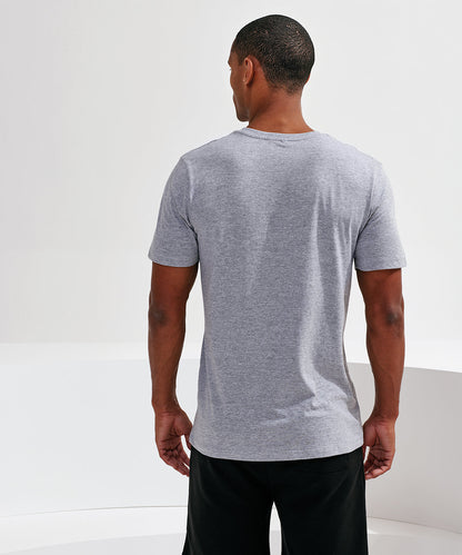 Versatile organic cotton breathable t-shirt displayed in various sizes from S to XL, highlighting its everyday appeal.