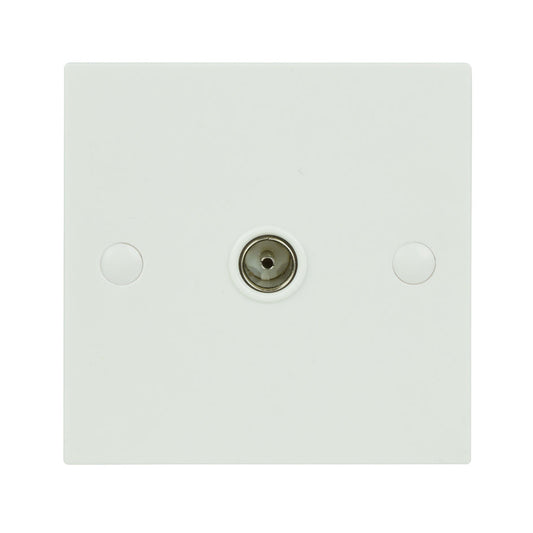 AV:Link TV Aerial Coaxial Wall Plate