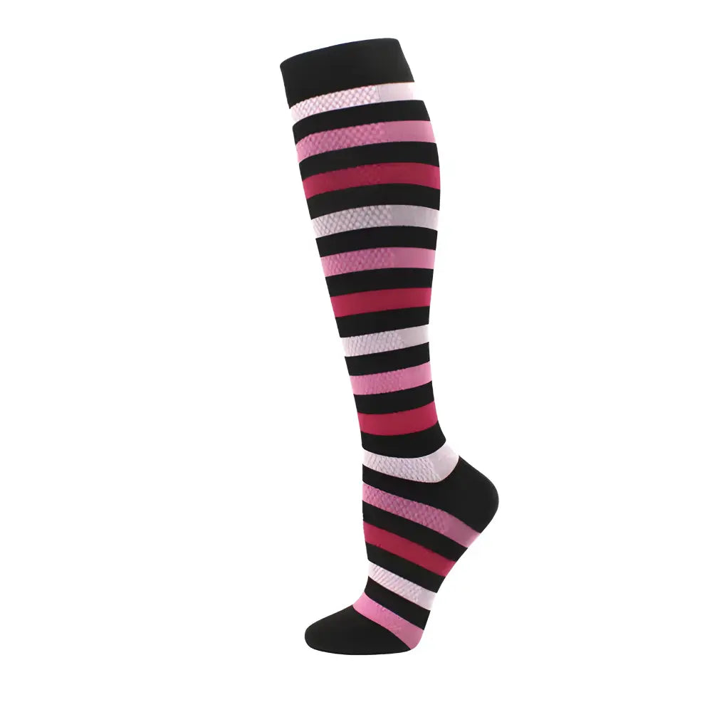 Women's knee length Compression Travel Socks