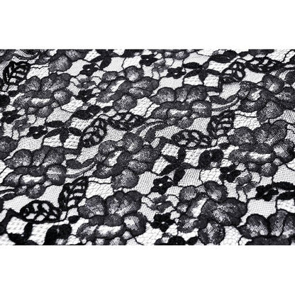 Luxurious Gothic Velvet Lace Princess Gown featuring choker collar and elegant keyhole cutout, perfect for dark romantic aesthetics.