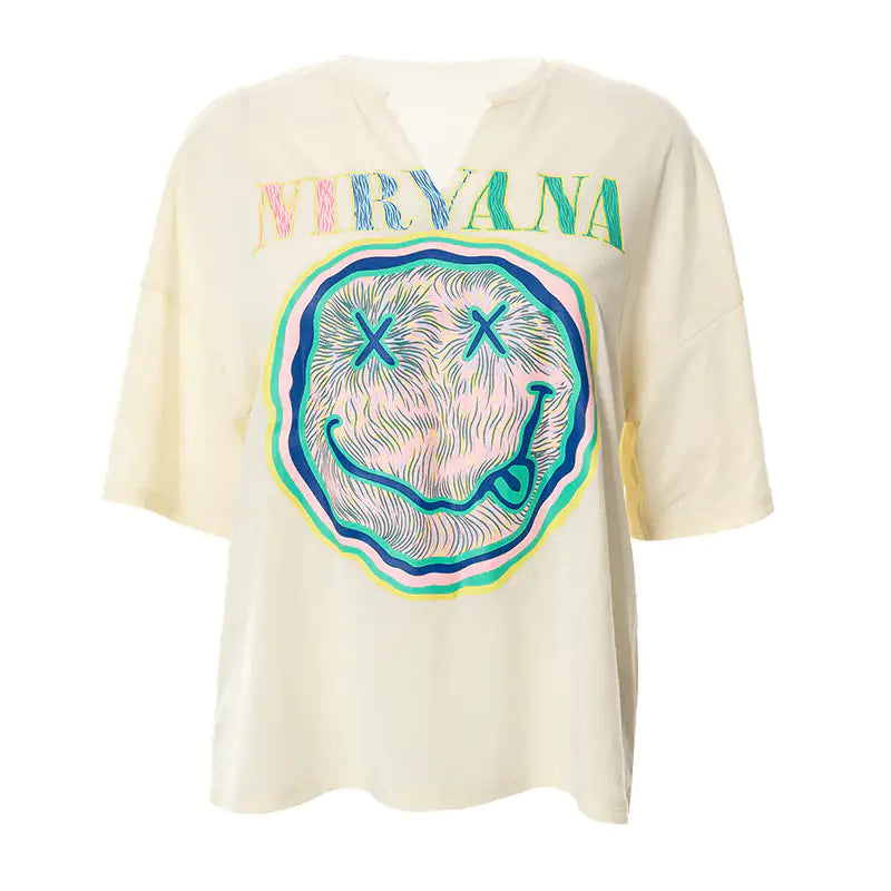 Don't Trip Nirvana Oversized Graphic Tee