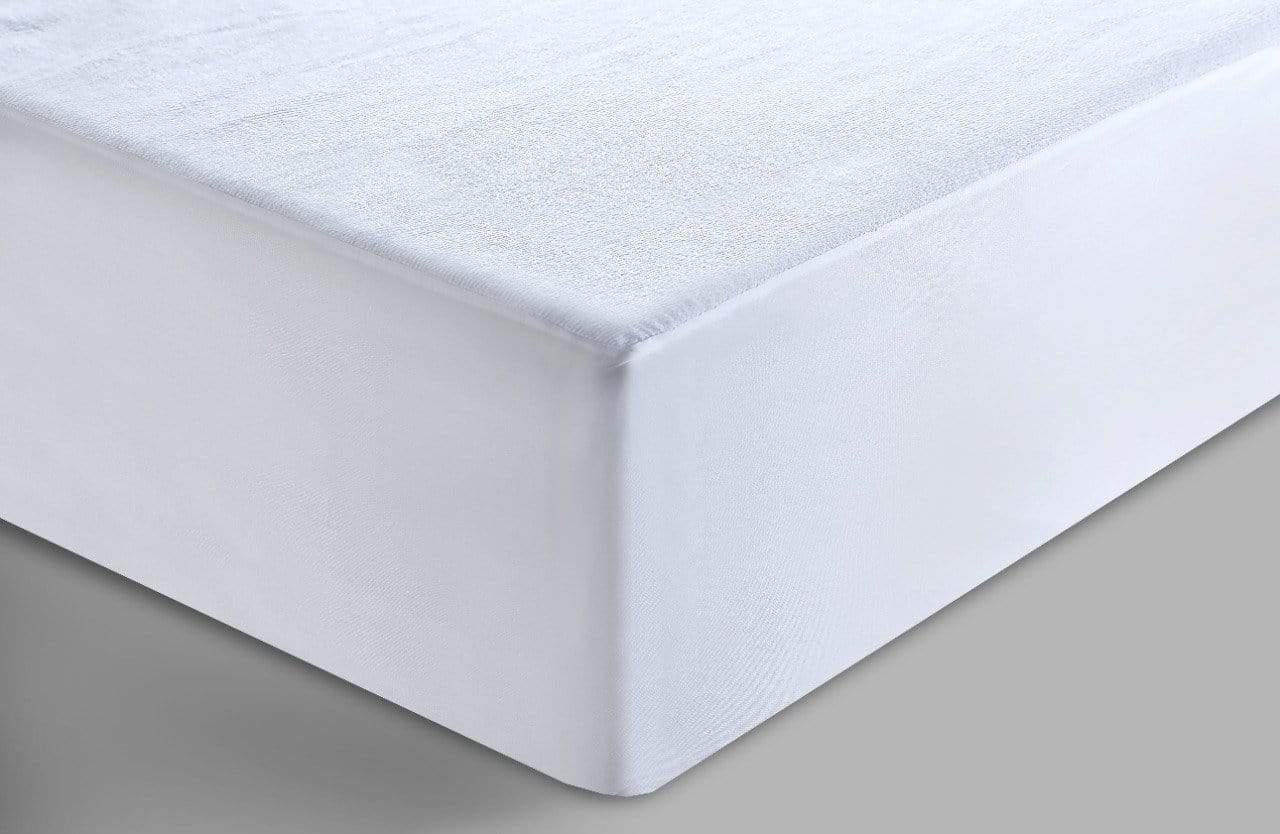 Luxury terry towel mattress protector by OLIVIA ROCCO, featuring a waterproof design for superior mattress protection and comfort.