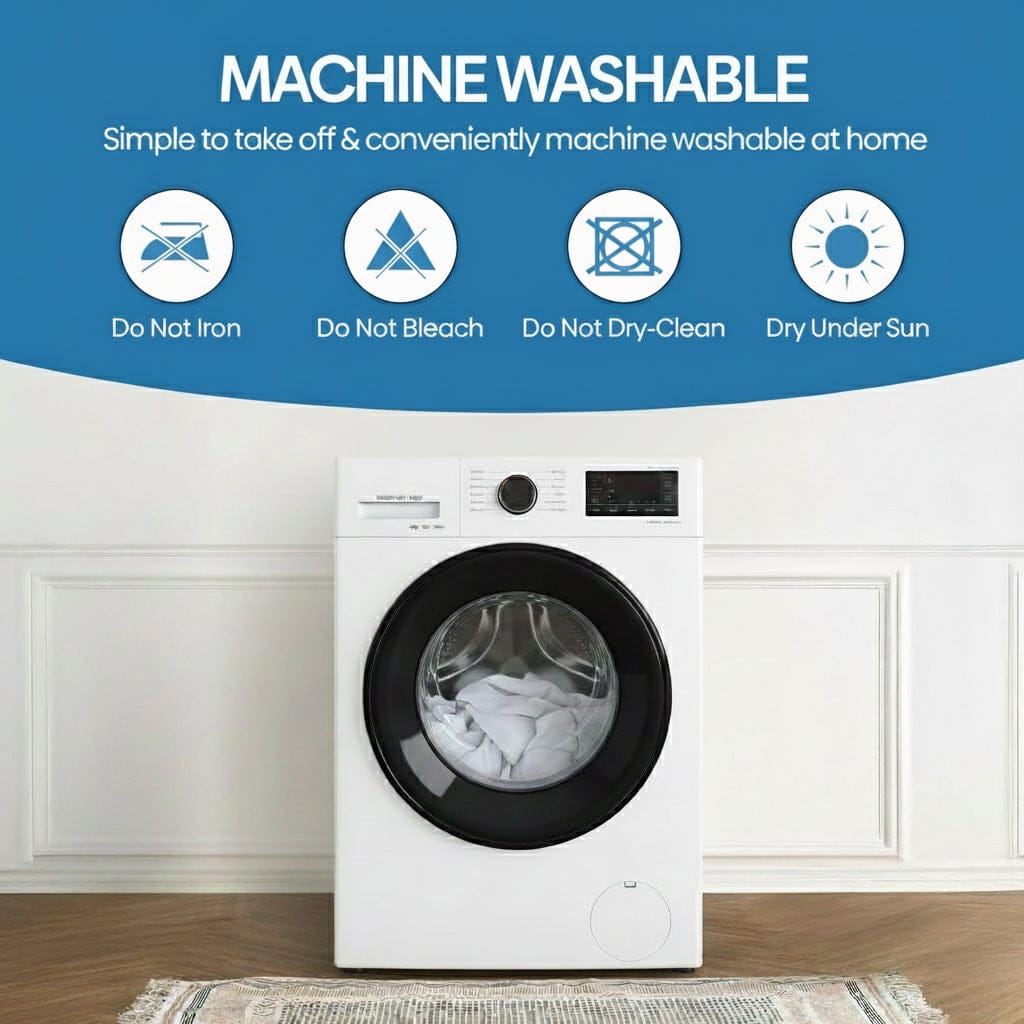 Machine Washable Waterproof Mattress Protector with Extra Deep Skirt for Premium Comfort and Care