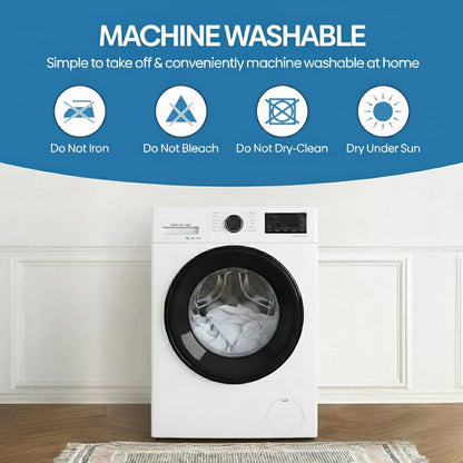 Machine Washable Waterproof Mattress Protector with Extra Deep Skirt for Premium Comfort and Care